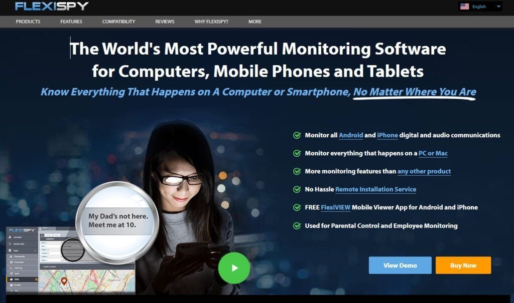 flexispy android monitoring app