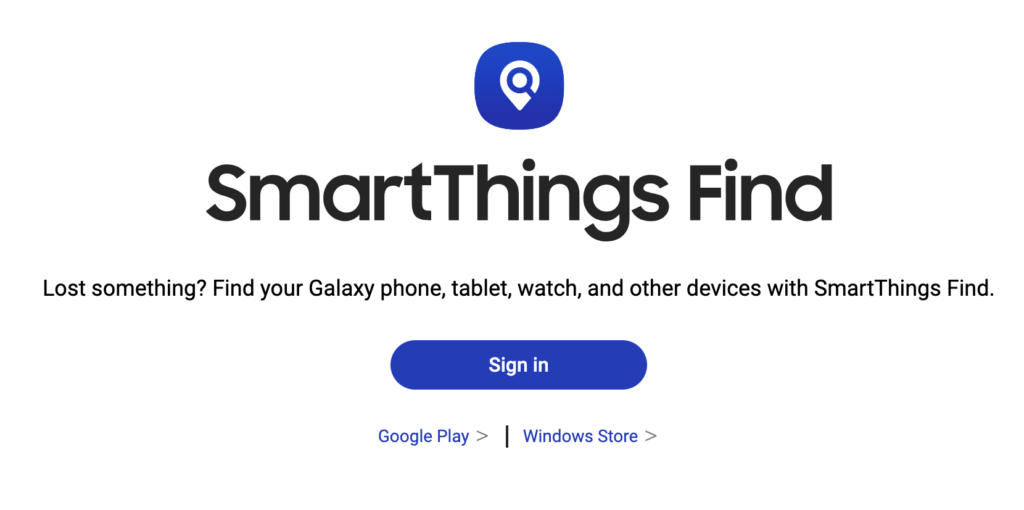 samsung smartthings find