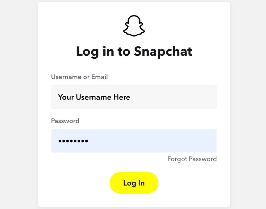 snapchat-login