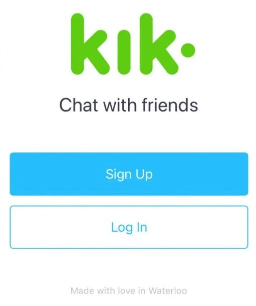 Login do Kik