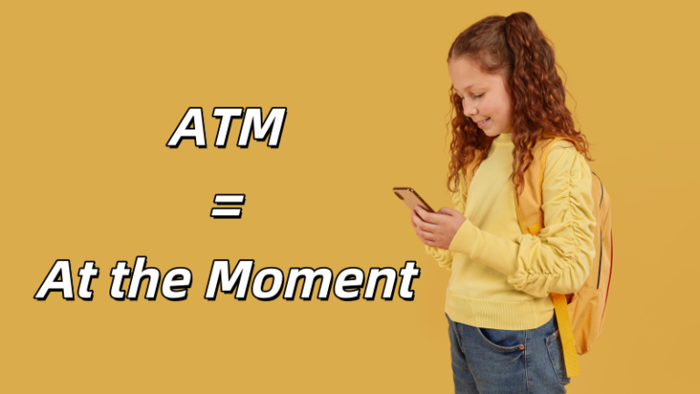 ATM meaning in text