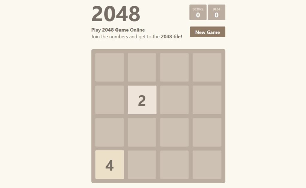 2048 game