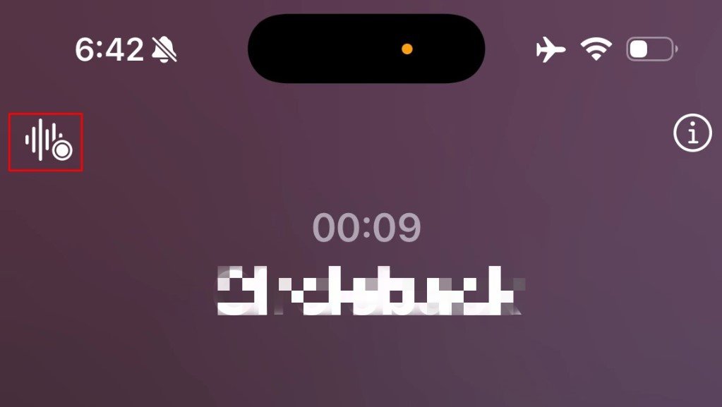 icône d'enregistrement sur iphone