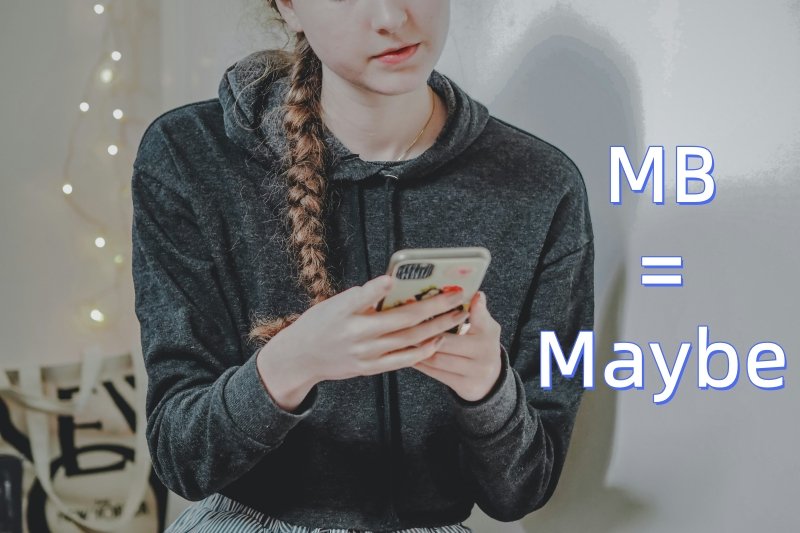 Co oznacza mb w tekście