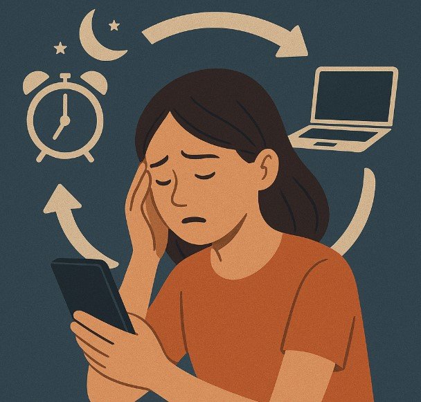 Verstoorde slaap en verminderde concentratie